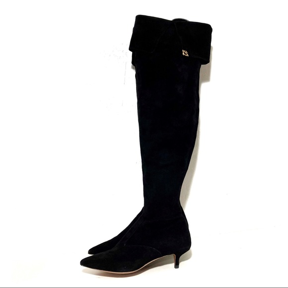 Tory Burch Elizabeth Over the Knee Heeled Boots - Picture 5 of 13